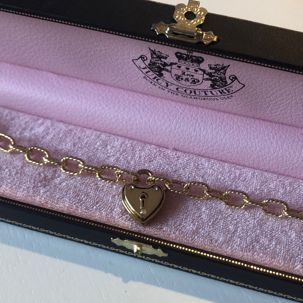 Vintage Juicy Couture Gold Charm Bracelet